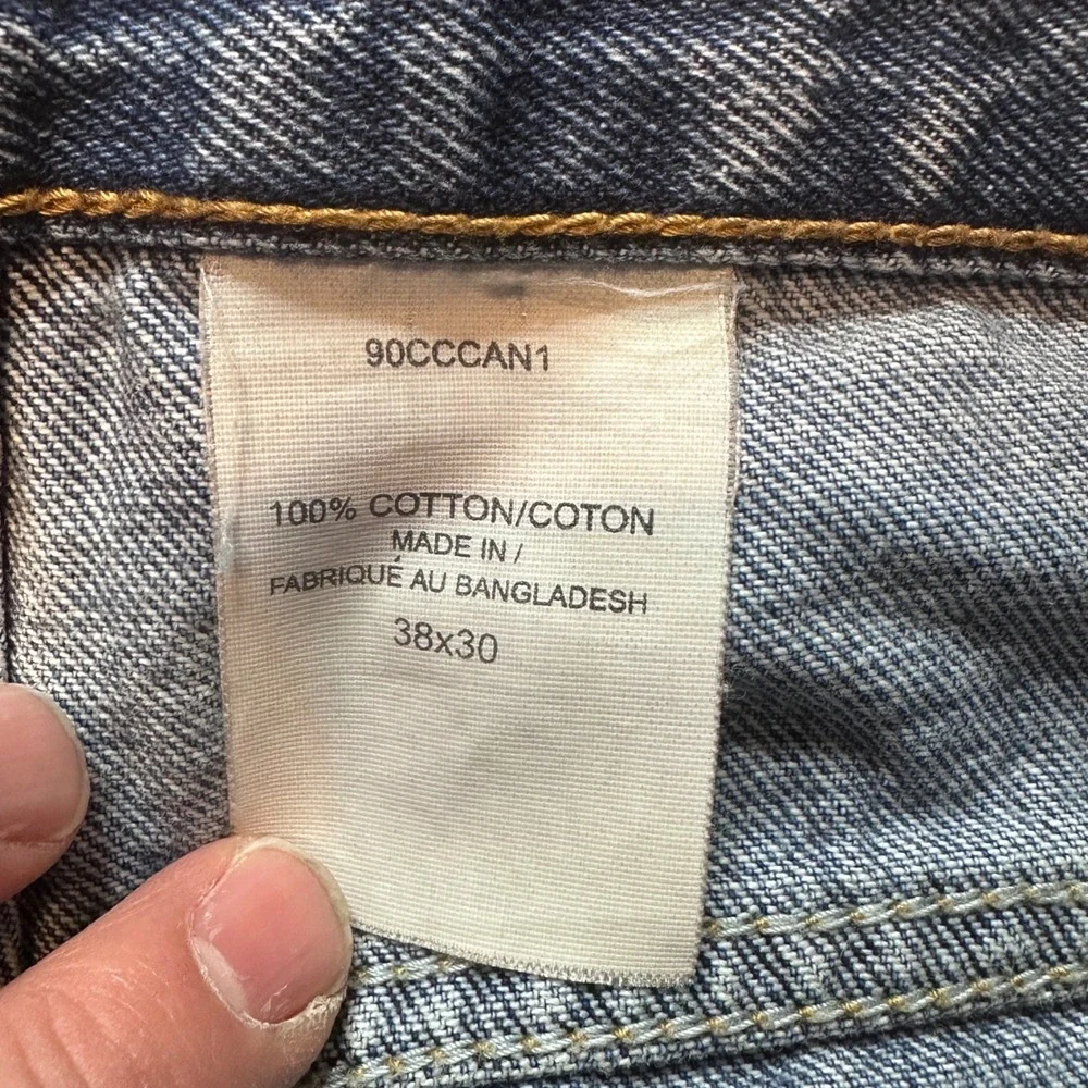Vintage Levi's 506 Shorts Mens 38 Blue Orange Tab Denim Cut‎ Off Jorts 90s Y2K